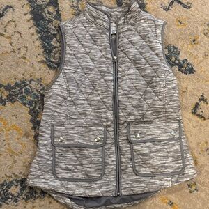 Croft & Barrow Kids Textured Gray Vest